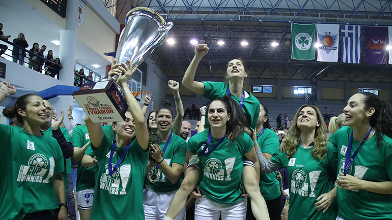 Μπάσκετ: Ο Παναθηναϊκός κατέκτησε το τρόπαιο στο Κύπελλο γυναικών Μπάσκετ: Ο Παναθηναϊκός κατέκτησε το τρόπαιο στο Κύπελλο γυναικών