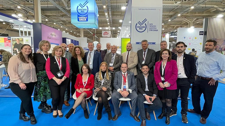 Εντυπωσίασε το μεγάλο ενιαίο περίπτερο των εταιριών-μελών της ΕΛΛΑ-ΔΙΚΑ ΜΑΣ στη foodexpo 2023