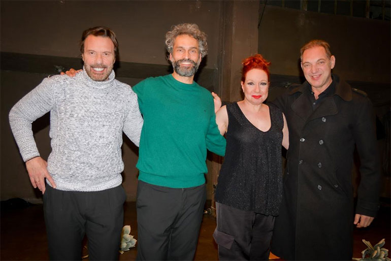 Στράτος Τζώρτζογλου, Βαγγέλης Παπαδάκης, Tζούλη Σούμα, Γεράσιμος Ανδρεάτος.