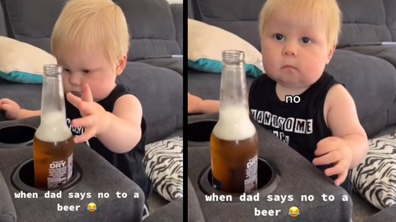 Μπίρα θα πιεις όταν μεγαλώσεις!