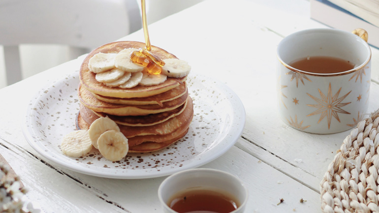 Pancakes πρωτεΐνης χωρίς ζάχαρη