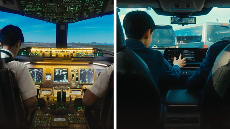 Από το cockpit του Air bus στο cockpit του Ariya