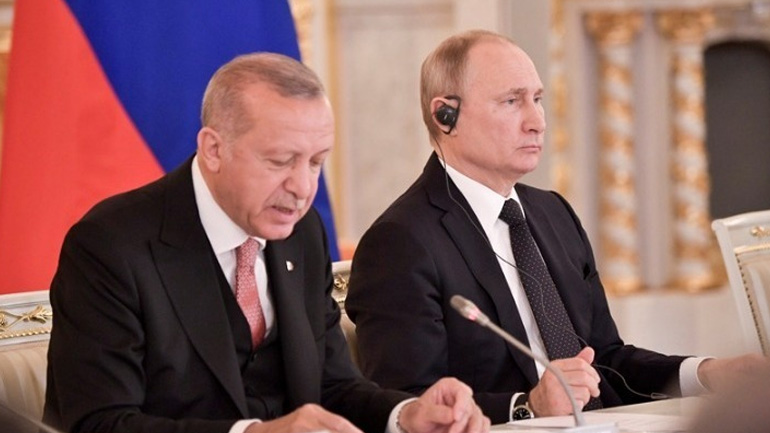 Ενδεχόμενη επίσκεψη Πούτιν στην Τουρκία προανήγγειλε ο Ερντογάν