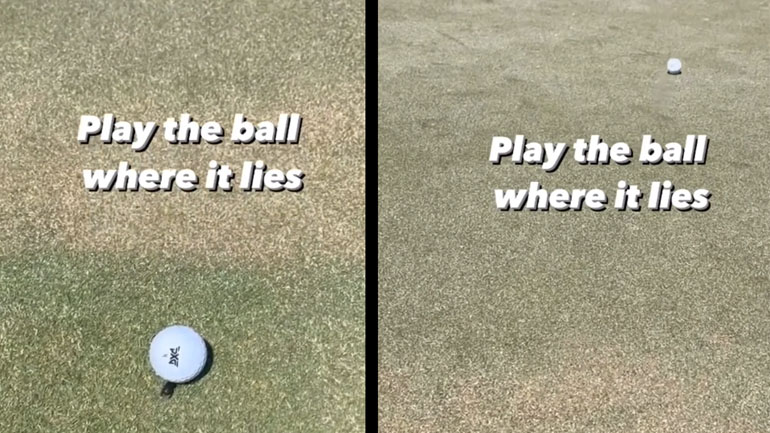 Σκαθάρι παίζει γκολφ