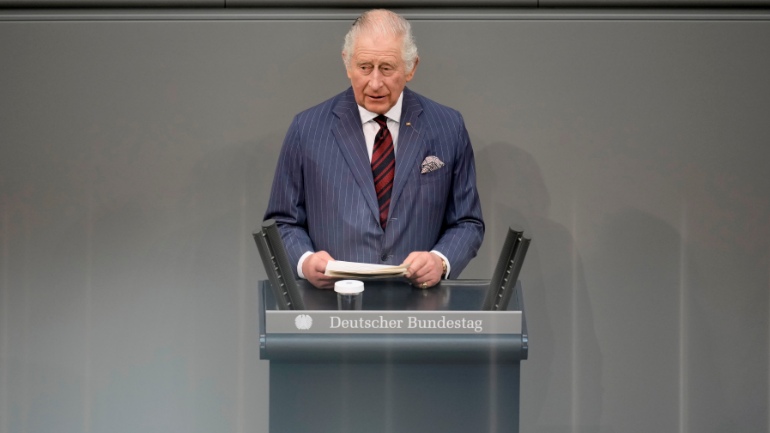 Ο βασιλιάς Κάρολος Γ’ γίνεται ο πρώτος μονάρχης που απευθύνεται στην ολομέλεια της Bundestag