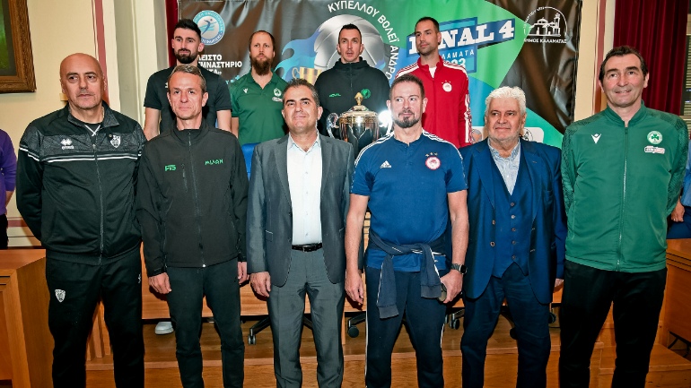 Final-4 Κυπέλλου: Όλα έτοιμα στην Καλαμάτα για ένα διήμερο-γιορτή του ανδρικού βόλεϊ