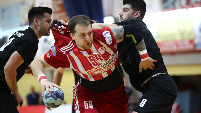 Χάντμπολ: Ένα βήμα από τους τελικούς ο Ολυμπιακός, 27-19 τον ΠΑΟΚ