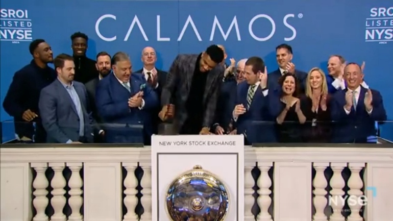 Ο Αντετοκούνμπο έκλεισε τη συνεδρίαση στο Χρηματιστήριο της Νέας Υόρκης