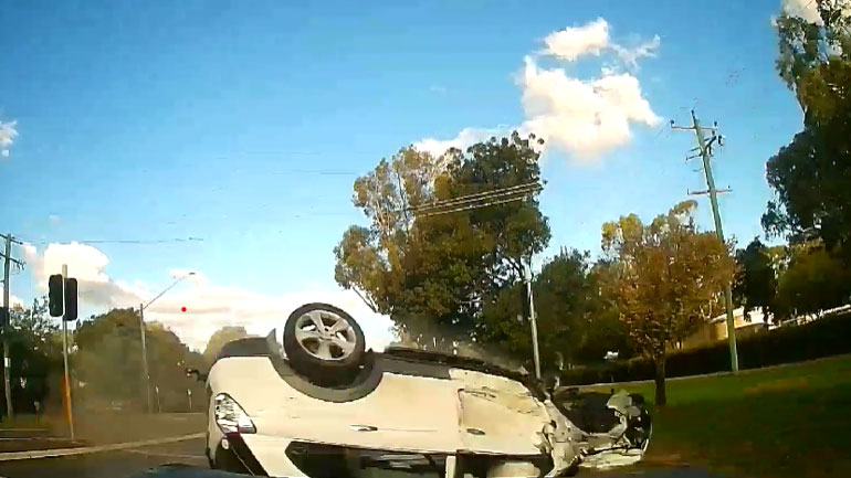 Κάμερα αυτοκίνητου κατέγραψε αστυνομική καταδίωξη