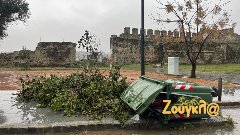 Σάρωσε τη Θεσσαλονίκη  η κακοκαιρία «ILINA» – 10 κλήσεις στην Πυροσβεστική