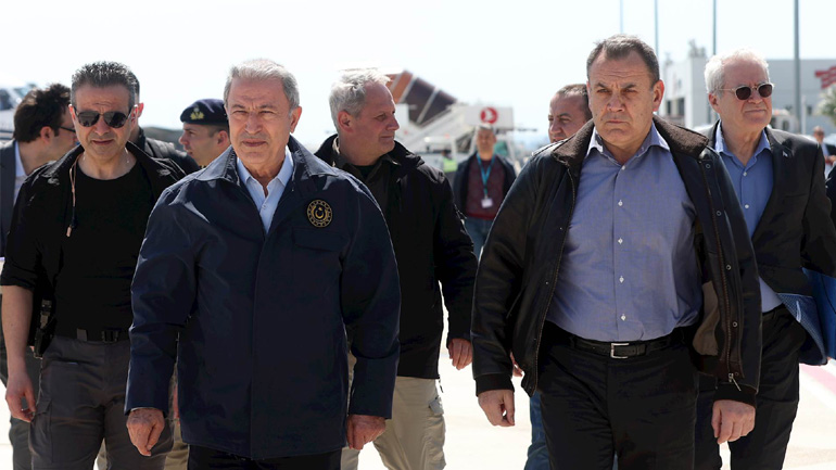 Τουρκία: Στο σεισμόπληκτο Χατάι ο Παναγιωτόπουλος