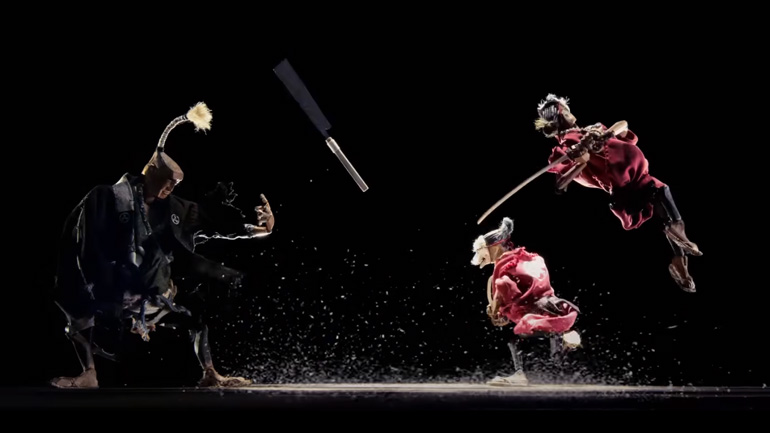 HIDARI, μάχη σαμουράι σε stop-motion