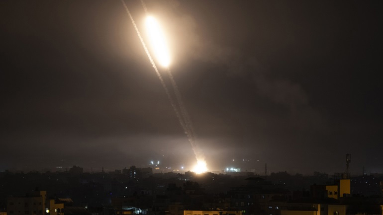 Εννέα ρουκέτες εκτοξεύθηκαν από τη Λωρίδα της Γάζας εναντίον του Ισραήλ