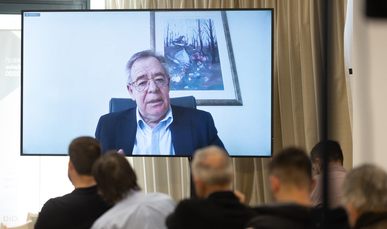 Ο κ. Αλέξανδρος Κοντός, Γεν. Διευθυντής της ΣΕΚΕ, Πρόεδρος της Συνεταιριστικής Ασφαλιστικής και τ. Υπουργός Αγροτικής Ανάπτυξης και Τροφίμων.