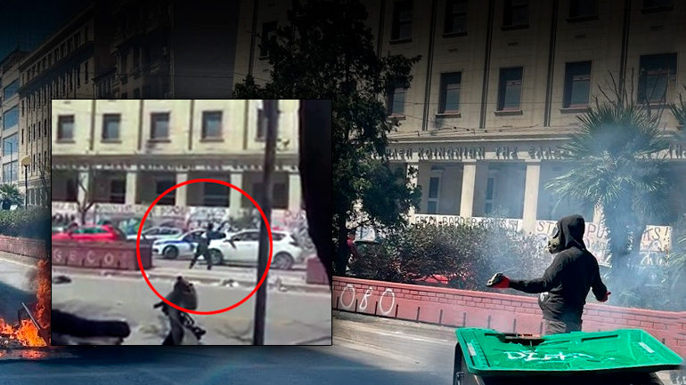 Συνελήφθη ο αστυνομικός που πυροβόλησε στον αέρα έξω από την ΑΣΟΕΕ