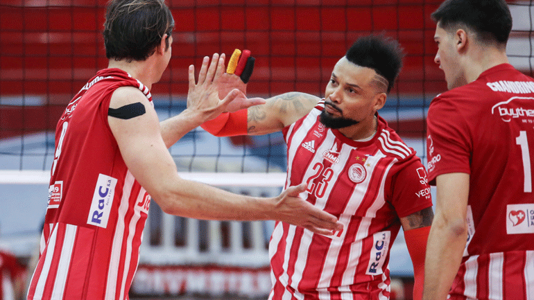 Volley League: Στον τελικό ο Ολυμπιακός, 3-0 τον Μίλωνα