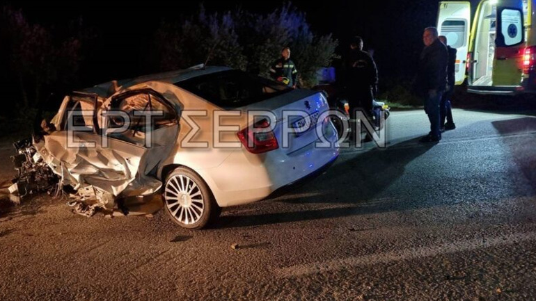 Σέρρες: Σοβαρό τροχαίο με τρεις τραυματίες στα Θερμά Σέρρες: Σοβαρό τροχαίο με τρεις τραυματίες στα Θερμά