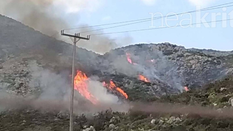 Συνελήφθη 30χρονος για την πυρκαγιά στο Ηράκλειο
