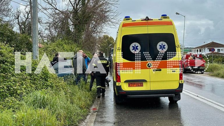 Πύργος: Καραμπόλα τριών οχημάτων στις Κολιρέικες Παράγκες