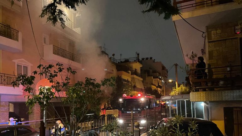 Φωτιά σε διαμέρισμα στο Μοσχάτο