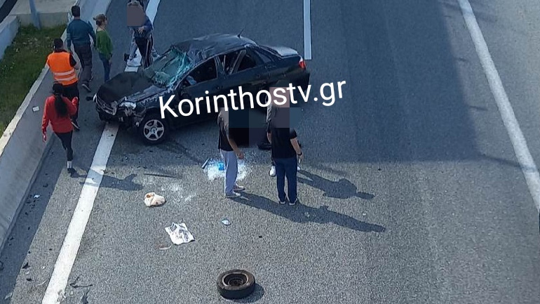 Ένας τραυματίας σε τροχαίο στην Εθνική Οδό Κορίνθου – Πατρών