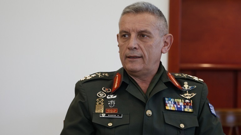 Επίσκεψη του αρχηγού ΓΕΕΘΑ σε μονάδες και φυλάκια στον Έβρο