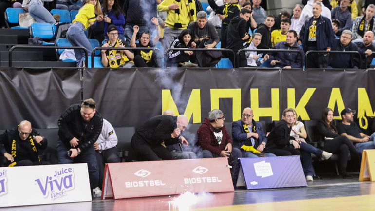 Το BCL ξεκίνησε πειθαρχική διαδικασία για τα επεισόδια στον αγώνα ΑΕΚ-Χαποέλ Ιερουσαλήμ