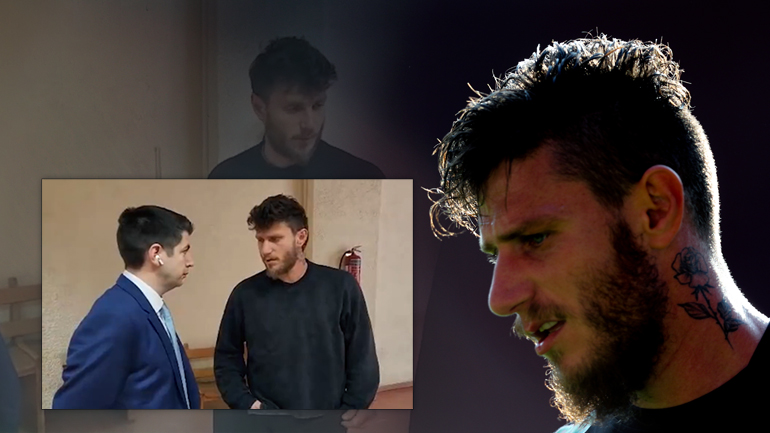 Ο Μπόρις Κλέιμαν με χειροπέδες στον ανακριτή