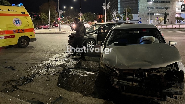 Τροχαίο με τραυματισμό στη Θεσσαλονίκη