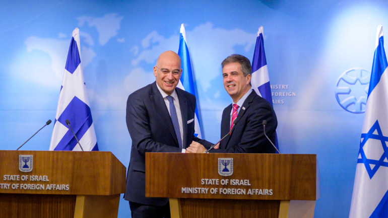 Επικοινωνία Δένδια με τον ΥΠΕΞ του Ισραήλ