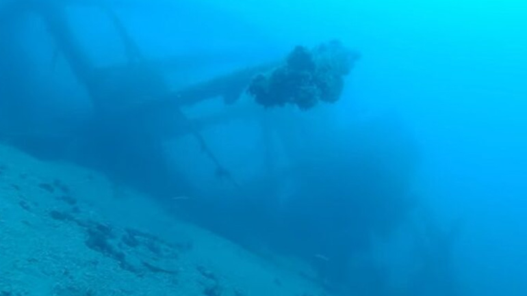 Εξερεύνηση στο ναυάγιο της Αδριατικής με υποβρύχιο drone