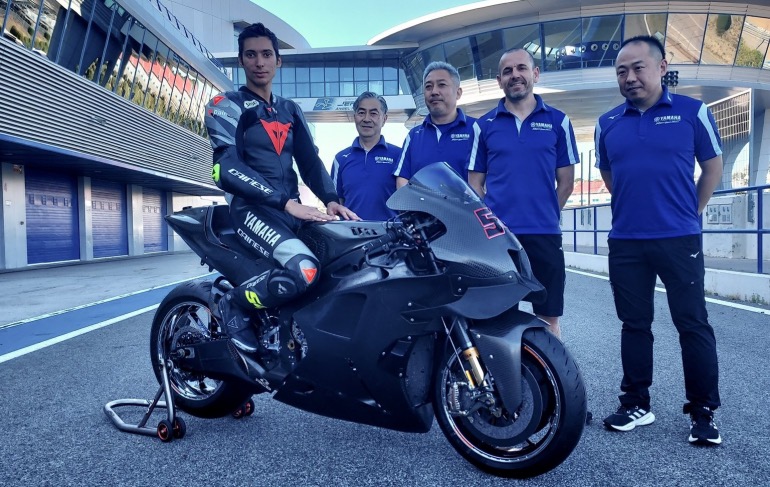 O Toprak Tazgatlioglu πήγε καλά στη δοκιμή της Yamaha M1