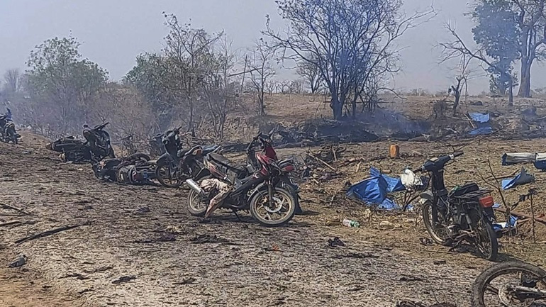 Μιανμάρ: Τουλάχιστον 170 νεκροί από την αεροπορική επιδρομή της χούντας  εναντίον χωριού