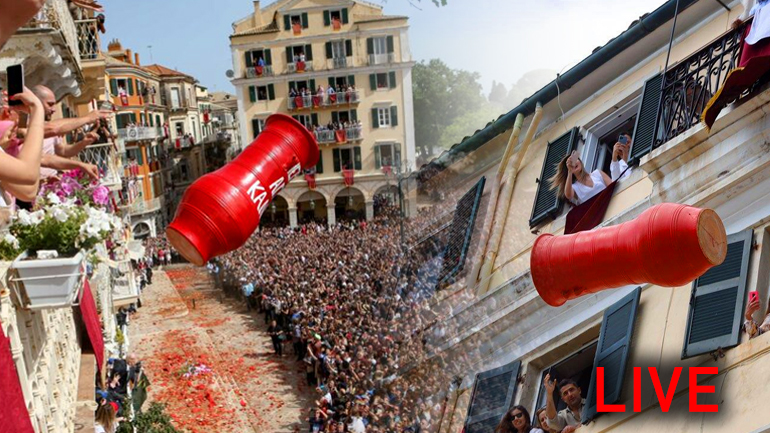 Κέρκυρα: Η Λιτανεία του Αγίου Σπυρίδωνα και Πρώτη Ανάσταση με τους μπότηδες!