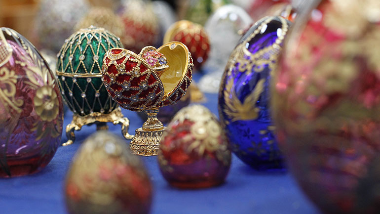 Στο Μουσείο Φαμπερζέ τα πασχαλινά αυγά που δεν παρέδωσε ποτέ ο τσάρος