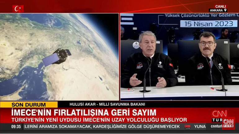 Η Τουρκία εκτόξευσε τον πρώτο «κατασκοπευτικό» δορυφόρο της