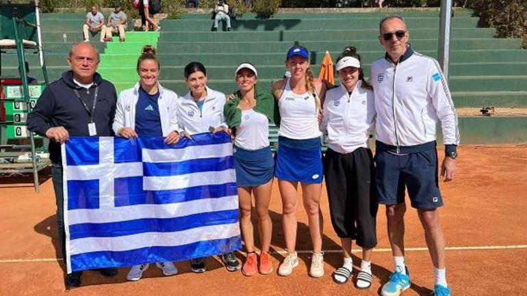 Billie Jean King Cup: Η εθνική μας ανέβηκε στην 1η κατηγορία