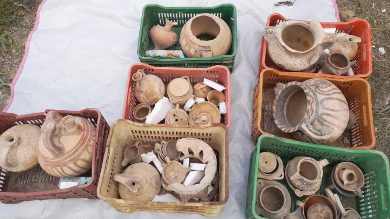 Υπόθεση αρχαιοκαπηλίας στο Ηράκλειο: Ξεπερνούν το ένα εκατομμύριο ευρώ τα ευρήματα