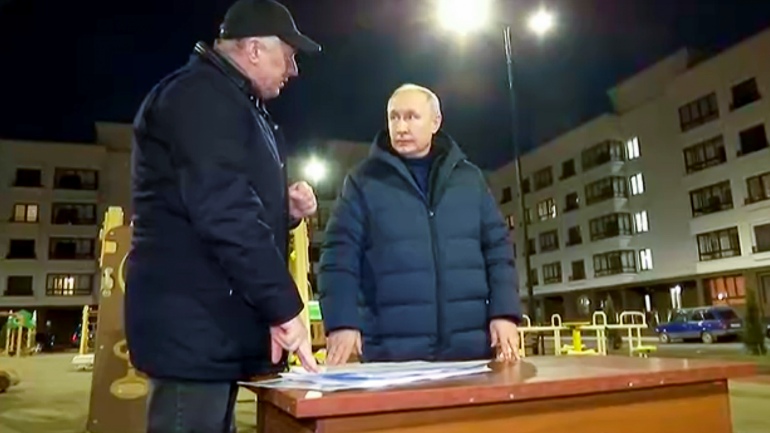 Ουκρανία: Ο Πούτιν επισκέφθηκε τις περιφέρειες της Χερσώνας και του Λουχάνσκ