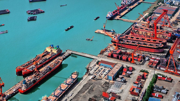 Το 43,5% των πλοίων παγκοσμίως ναυπηγούνται σε κινεζικά ναυπηγεία