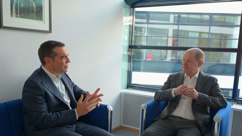 Συνάντηση Τσίπρα – Σολτς στο Βερολίνο