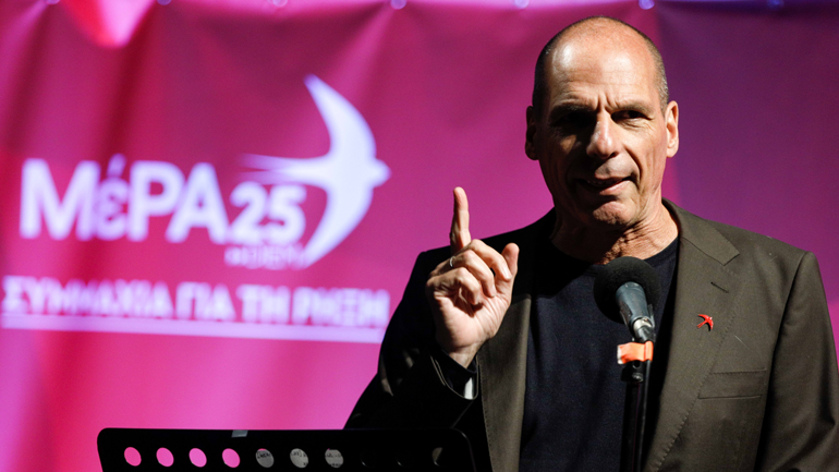 Βαρουφάκης: «Η κυβέρνηση μιλά για “επενδύσεις” και “πλεονάσματα” με οργουελική διαστροφή του νοήματος των λέξεων»