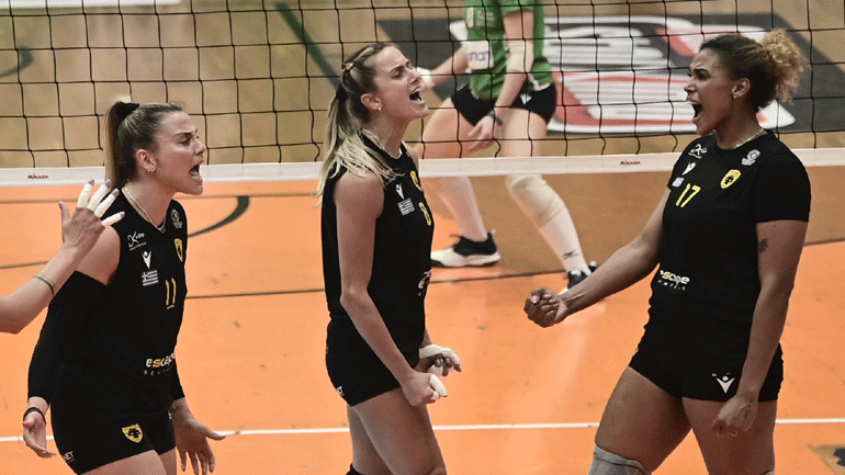 Βόλεϊ Γυναικών: Με break στο… break απάντησε η ΑΕΚ, 3-1 τον Παναθηναϊκό