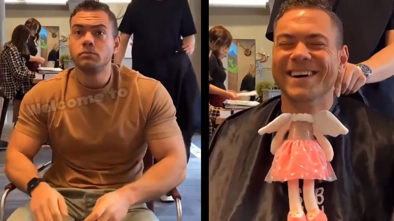 Αστεία μπέρτα στο κουρείο