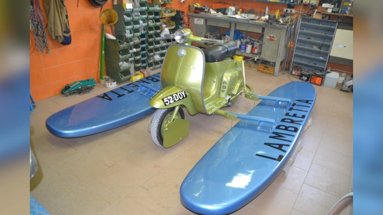 Αμφίβια Lambretta – Η ιστορία, η κόπια, η δημοπρασία