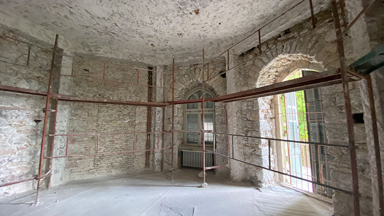 Σε πλήρη εξέλιξη η αποκατάσταση του κτήματος Τατοΐου