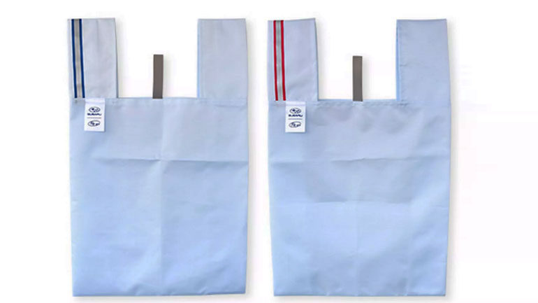 Με τον αερόσακο για ψώνια στο super market