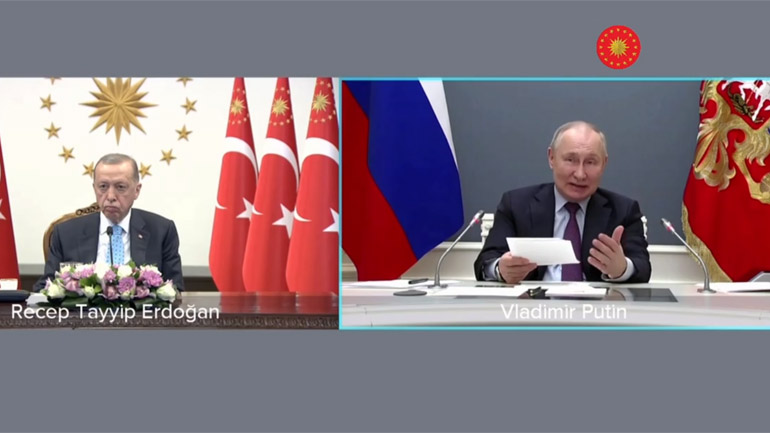Ο Πούτιν χαιρετίζει τους αναπτυσσόμενους δεσμούς Ρωσίας – Τουρκίας