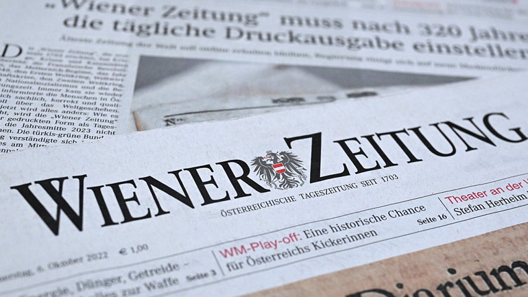 Αυστρία: Η Wiener Zeitung παύει να τυπώνεται καθημερινά έπειτα από 320 χρόνια