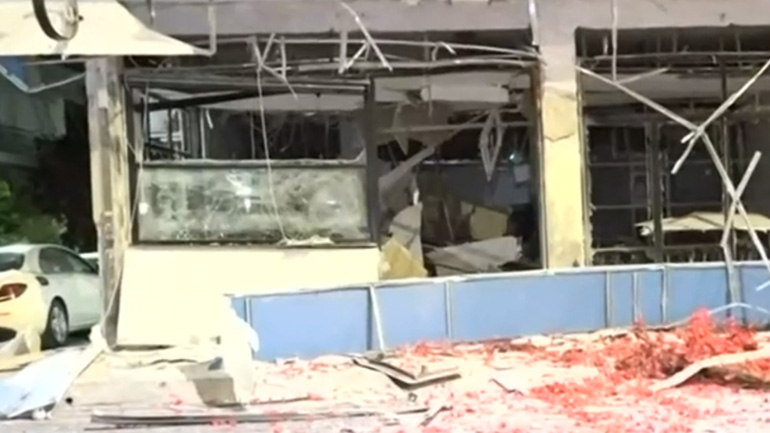 Ισχυρή έκρηξη σε καφετέρια στο Νέο Ηράκλειο